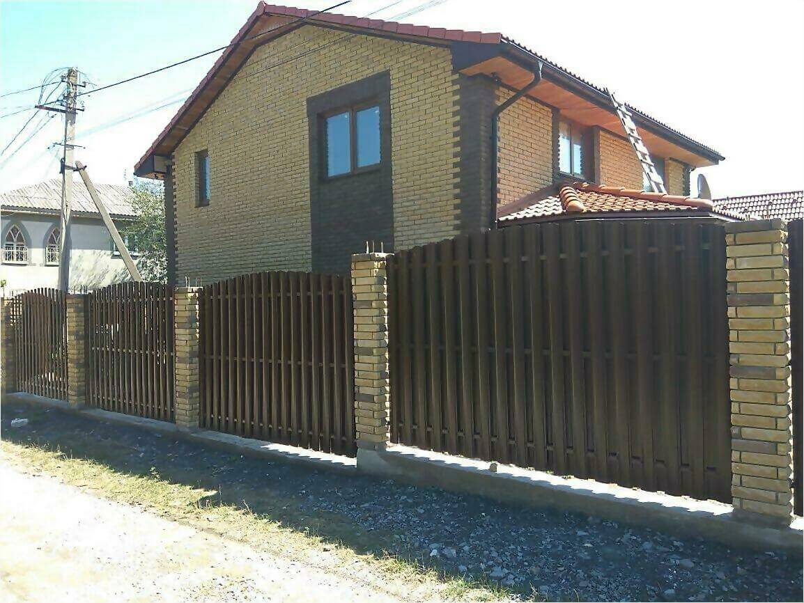 забор из штакетника 110м фото6 в Махачкале