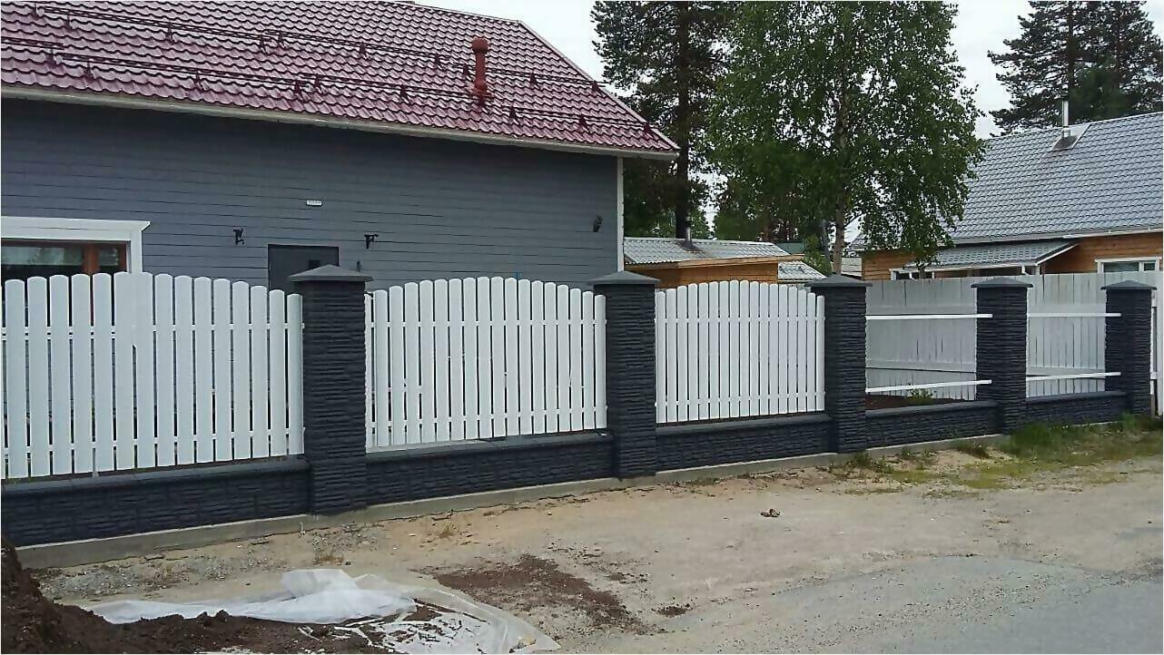 забор из штакетника 85м фото3 в Махачкале