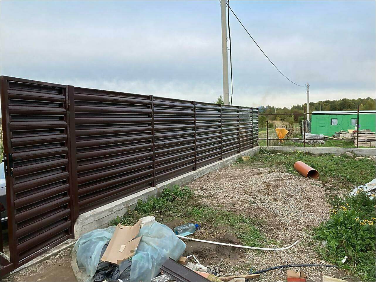 Забор из штакетника 85м фото6 в Махачкале