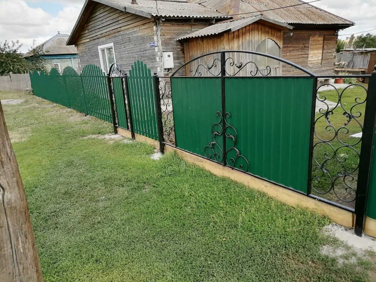 забор из штакетника Зеленый Мох фото5 в Махачкале