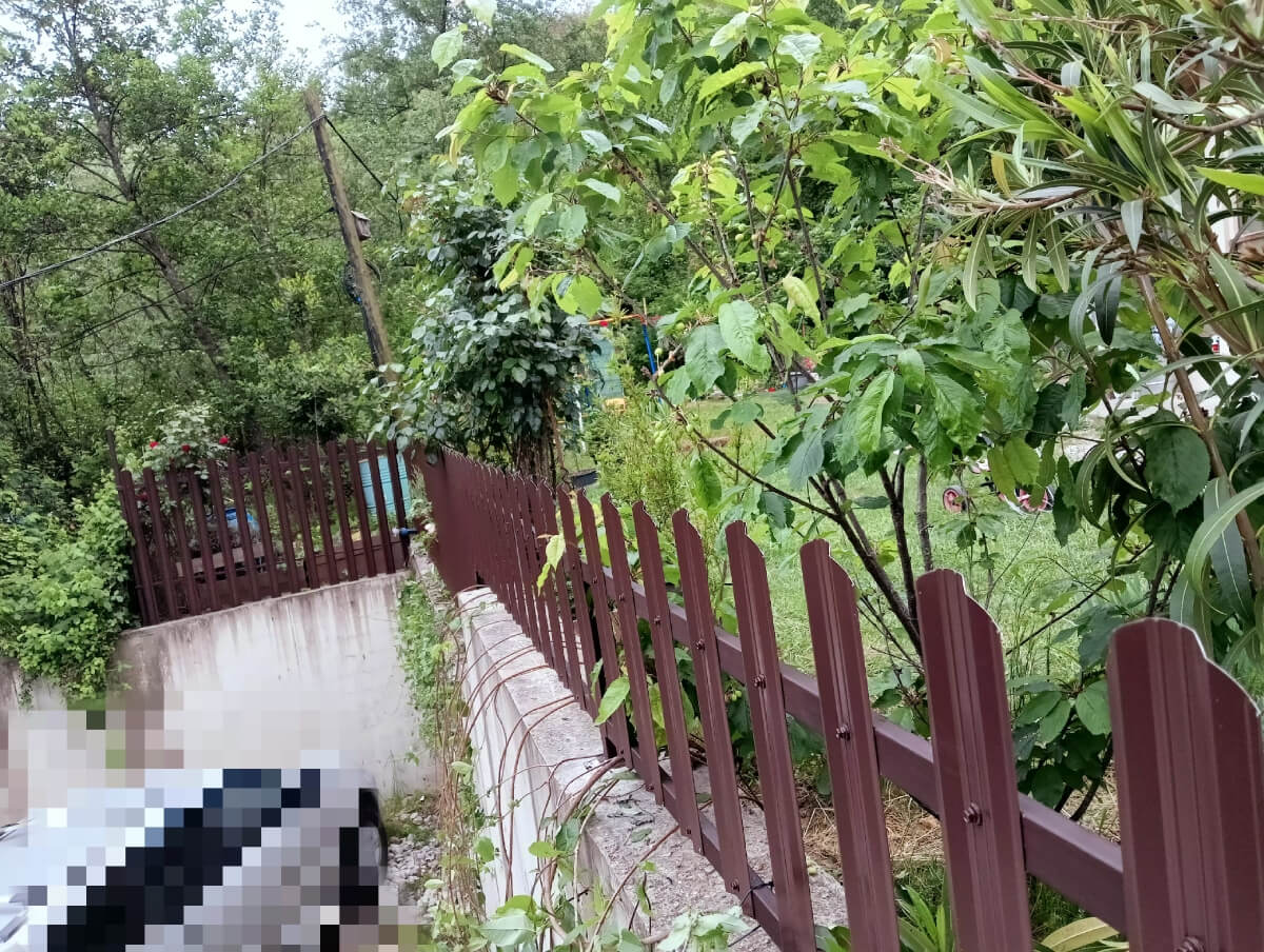 Забор из евроштакетника 18м RAL8017/8017 Шоколад двусторонний фото 1 в Махачкале
