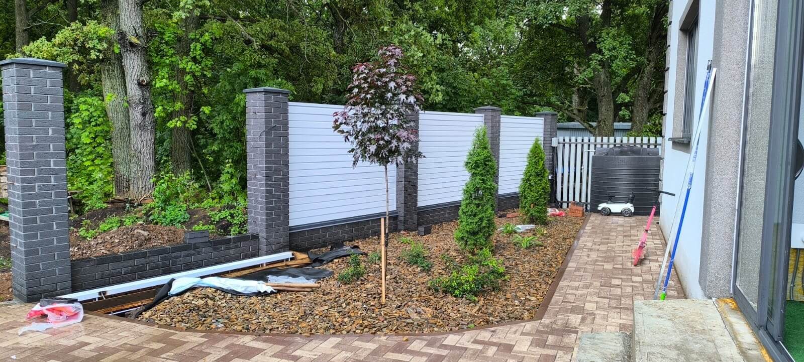 Забор-жалюзи из ламелей Хай-Тек 54м RAL9003 Белый фото 3 в Махачкале