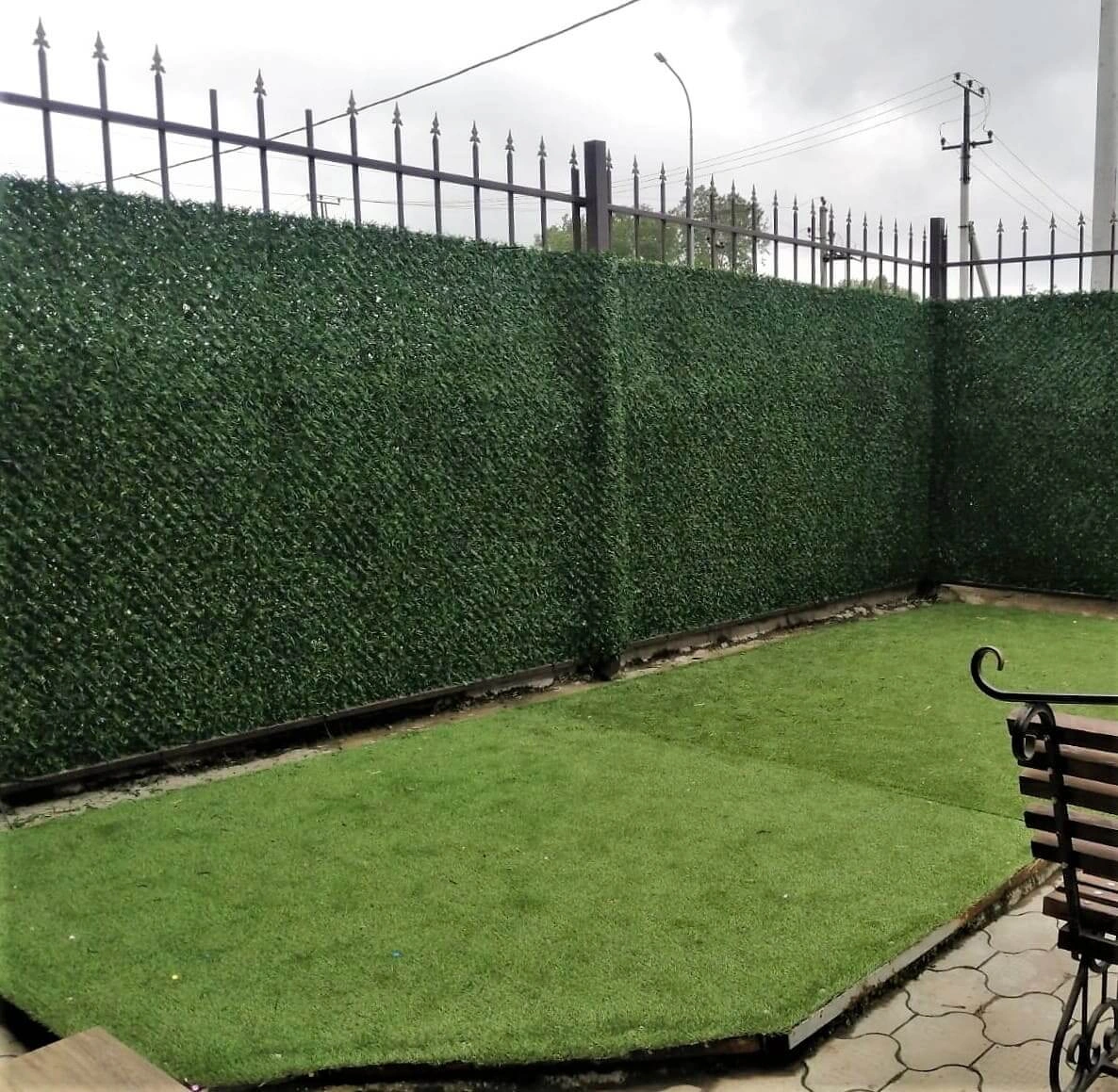 Вечнозеленый забор Grass Fence 33м фото 4 в Махачкале