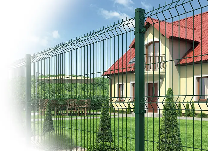 Забор из 3D сетки гиттер в Махачкале с установкой под ключ