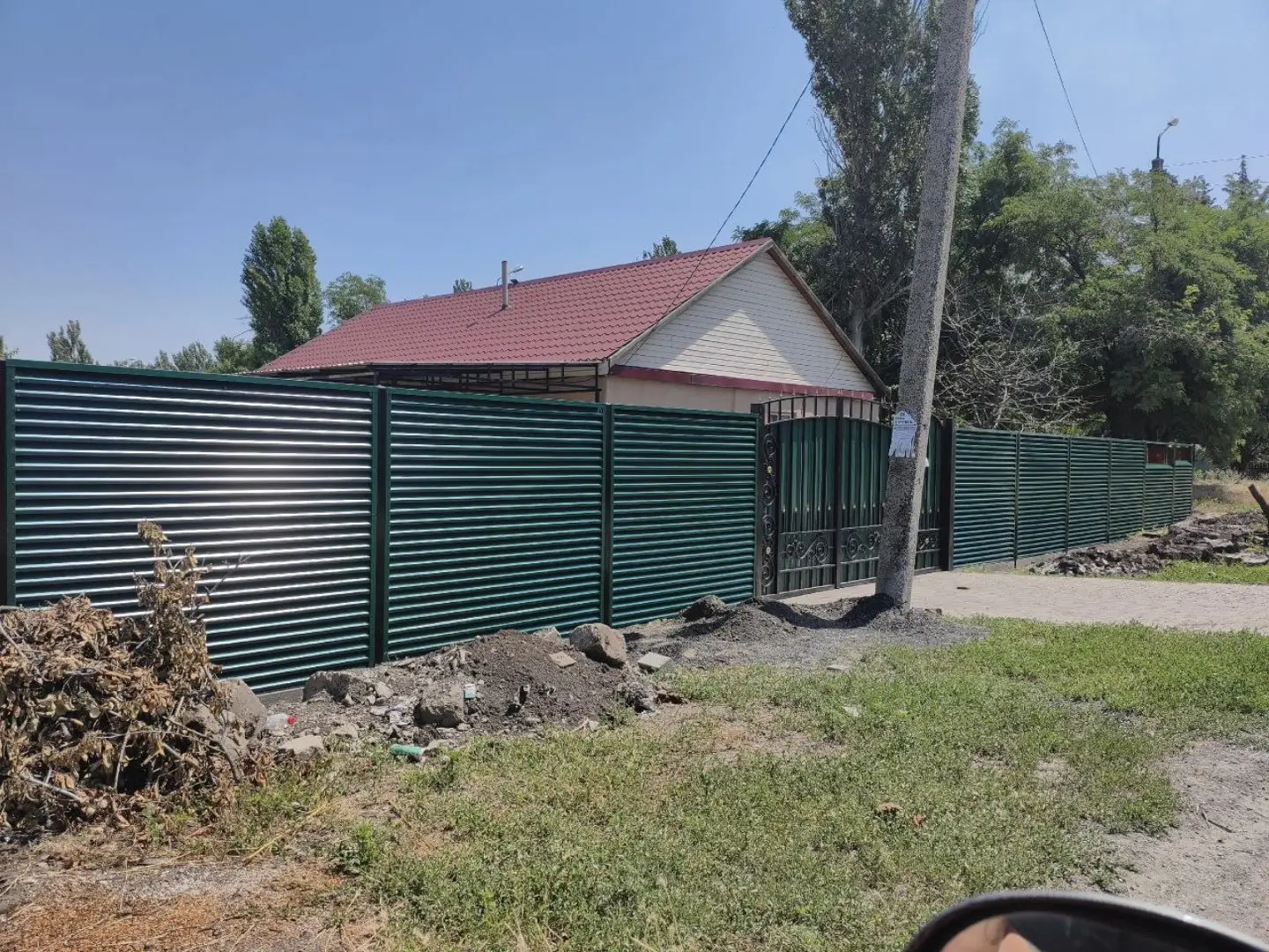 Забор-жалюзи из ламелей ЭКО-Z 24м RAL6005 Зеленый Мох фото 3 в Махачкале